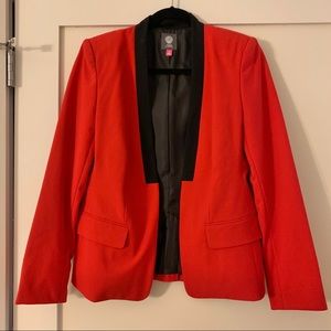 Vince Camuto Red & Black Blazer